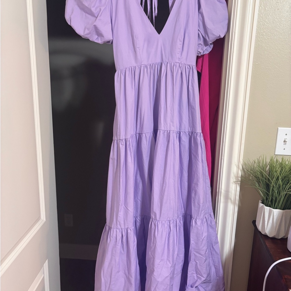 Peach Love California Lilac Maxi Dress
